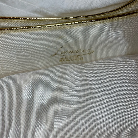 VTG 60’s Lumared Beaded Bag w/ Embroidered Roses - Picture 7 of 7